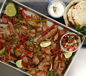 Sheet Pan Beef Fajitas Photo