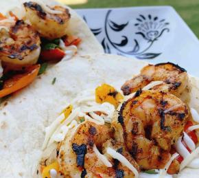 Grilled Shrimp Fajitas Photo