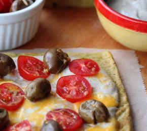 Falafel Dough Pizza Photo