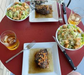 Sirloin Steak with Garlic Butter Photo