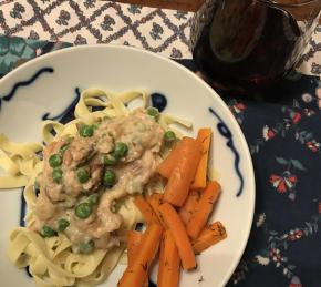 Creamy Smoked Salmon Pasta Photo