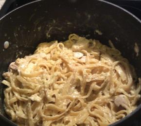 Lighter Chicken Fettuccine Alfredo Photo