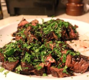 Flat Iron Steak with Balsamic Reduction Photo