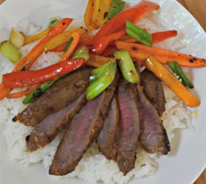 Asian Flair Flat Iron Steak Photo