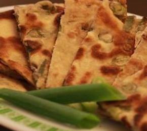 Traditional Chinese Scallion Pancakes Photo