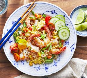 Thai Shrimp Fried Rice (Kao Pad Goong) Photo