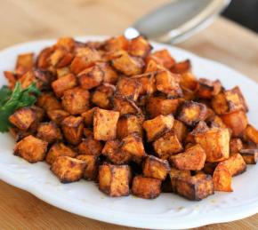 Sweet and Spicy Air Fried Sweet Potatoes Photo