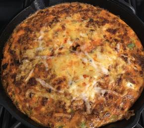 Cheesy Chorizo Frittata Photo