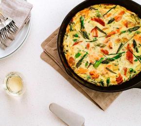 Smoked Salmon-Asparagus Frittata Photo