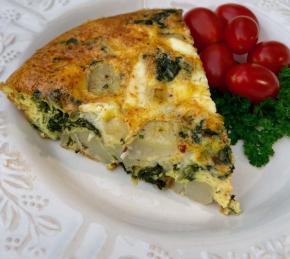 Spinach-Feta Frittata Photo