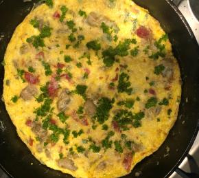 Hangtown Fry with Parmesan and Fresh Herbs Photo