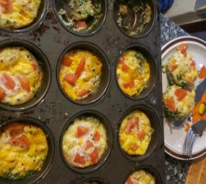 Baked Spinach and Egg White Muffins Photo