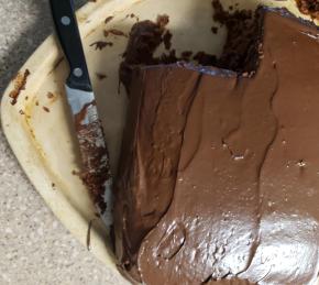 Chocolate Frosting with Cocoa Powder Photo