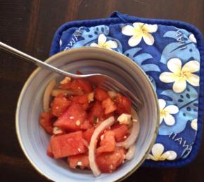 Tomato Watermelon Salad Photo