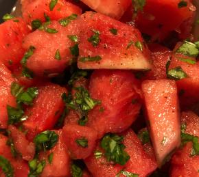 Watermelon Basil Salad Photo