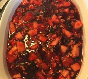 Cranberry Jell-O® Salad with Walnuts Photo