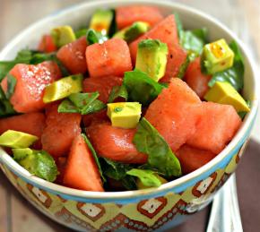 Avocado Watermelon Salad Photo