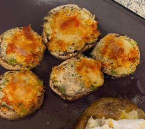 Crab-Stuffed Mushrooms Photo