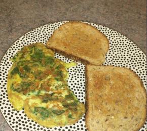 Baby Spinach Omelet Photo