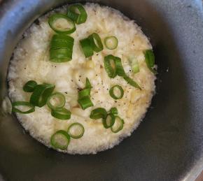 Microwave Corn Cheese Grits in a Mug Photo