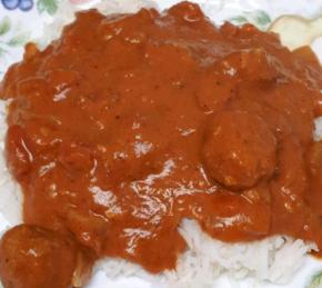 Spicy Chicken Curry Meatballs Photo