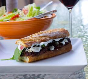 Mediterranean Lamb Burgers Photo