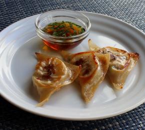 Spring Lamb Pan-Fried Dumplings Photo