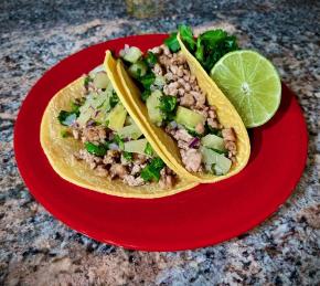 Ground Pork Tacos with Pineapple Salsa Photo