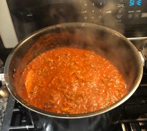 Old Italian Meat Sauce Photo