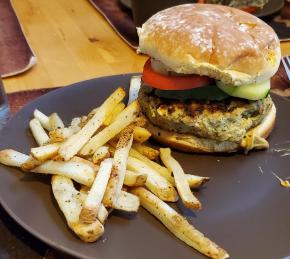 Pesto Turkey Burgers Photo