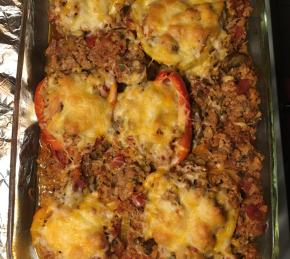 Low Carb Turkey-Stuffed Peppers Photo