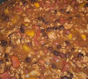 Slow Cooker Pumpkin Turkey Chili Photo