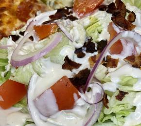 Wedge Salad with Blue Cheese Dressing Photo