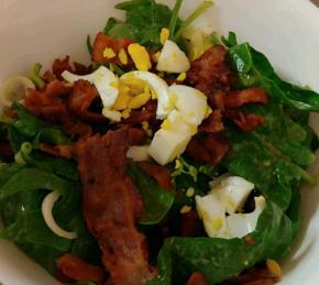 Wilted Spinach Salad Photo