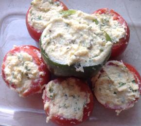 Stuffed Tomatoes with Grits and Ricotta Photo