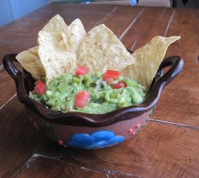 Guacamole with Nopales (Mexican Cactus) Photo