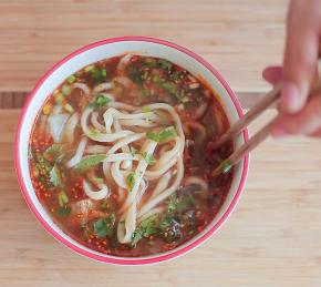 Chinese Hand-Pulled Noodles Photo