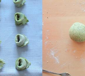 Spinach Pasta Dough Photo