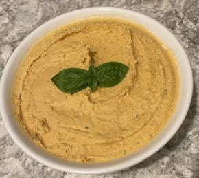 Easy Roasted Red Pepper Hummus Photo