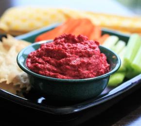 Easy Beet Hummus Photo