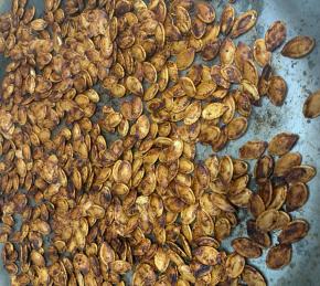 Cajun Spiced Roasted Pumpkin Seeds Photo