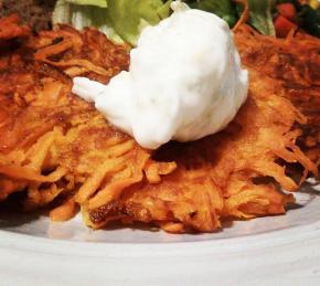 Sweet Potato Latkes Photo