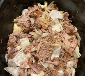 Homestyle Kalua Pork with Cabbage in a Slow Cooker Photo