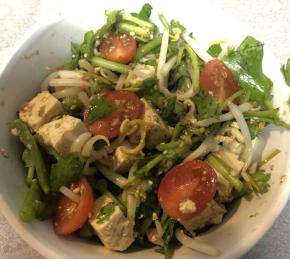 Easy Tofu and Watercress Salad Photo