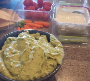 Avocado Lime Hummus Photo