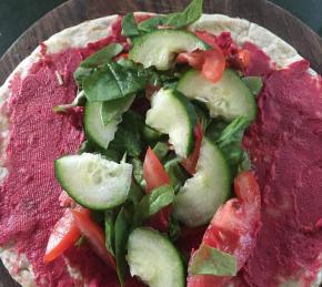 Beet Hummus Photo