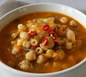 Pasta e Ceci (Italian Chickpea and Pasta Stew) Photo