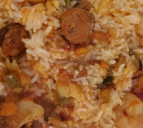 Shrimp, Sausage, and Fish Jambalaya Photo