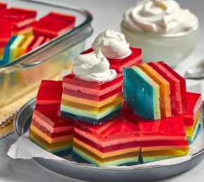 Seven Layer Gelatin Salad Photo