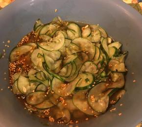 Korean Cucumber Salad Photo